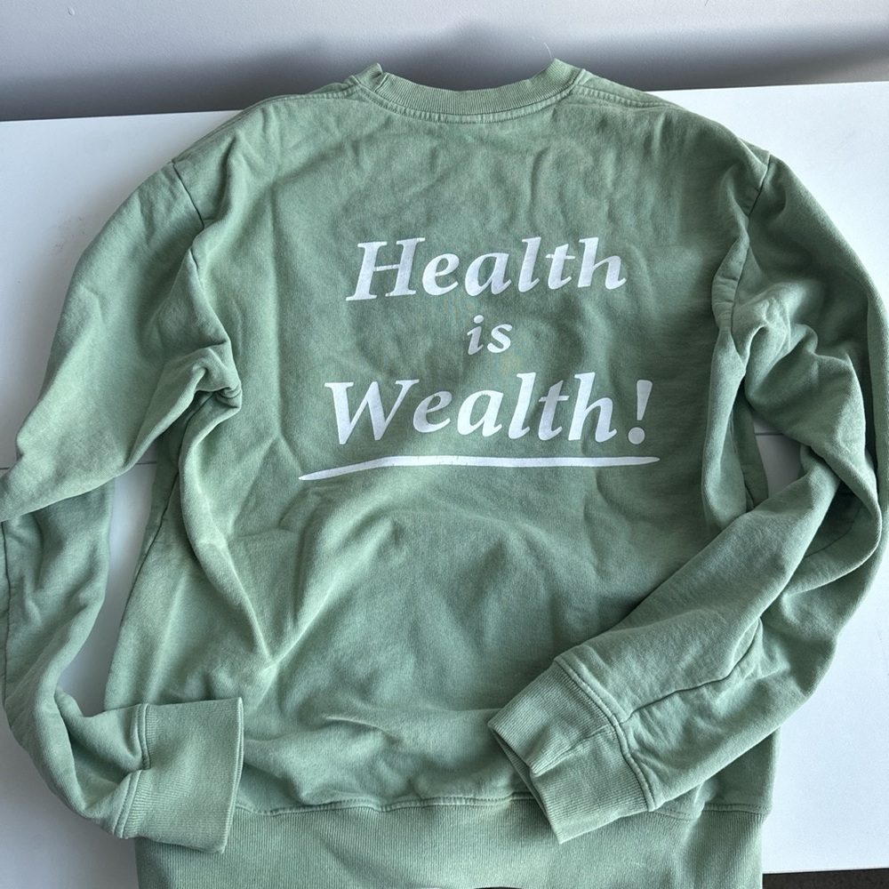 Sporty & Rich - Health is Wealth Sweatshirt